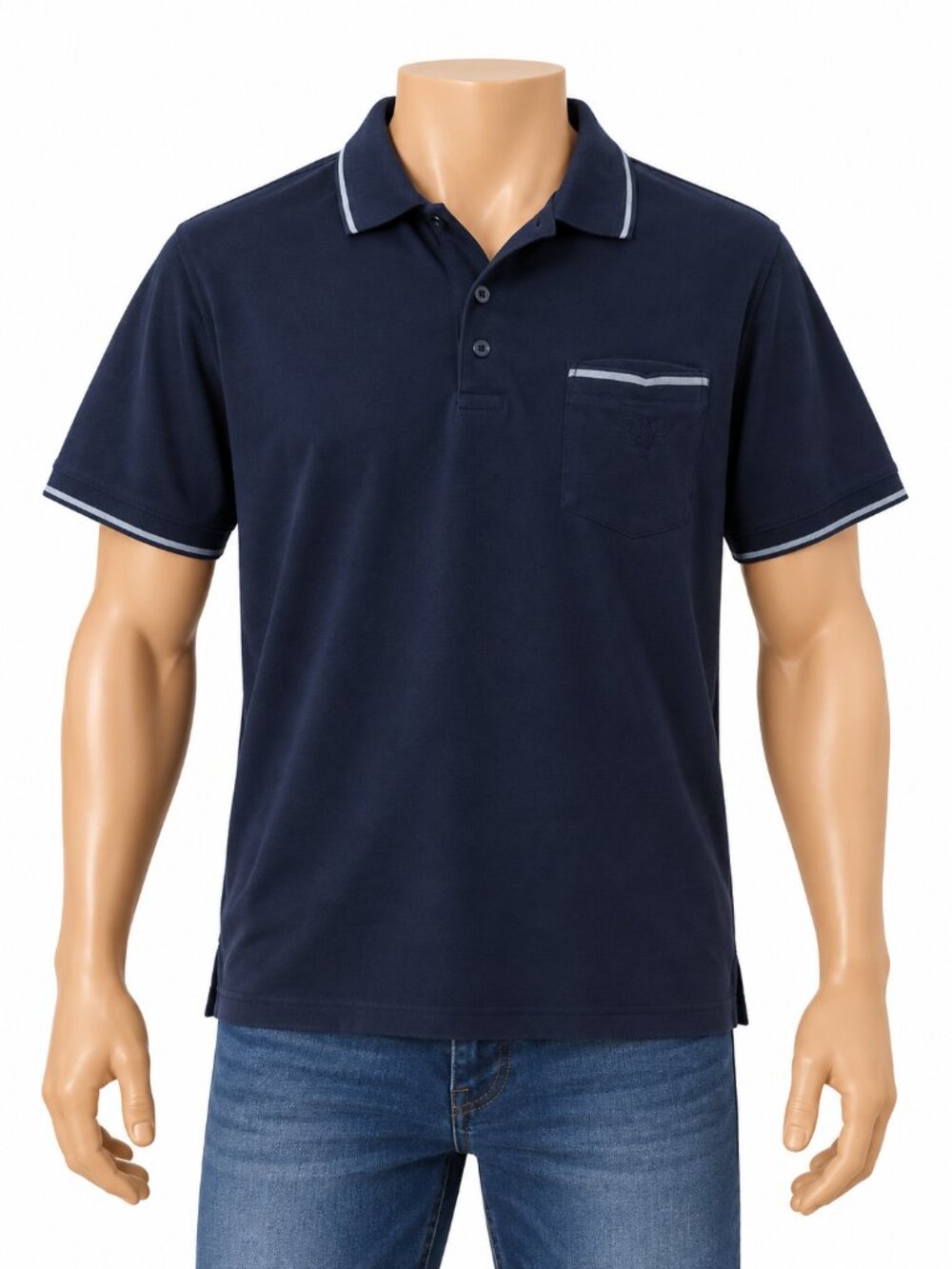 Apt. 9 Dark Blue Polo Shirt – Size Medium – Washed, Never Worn
